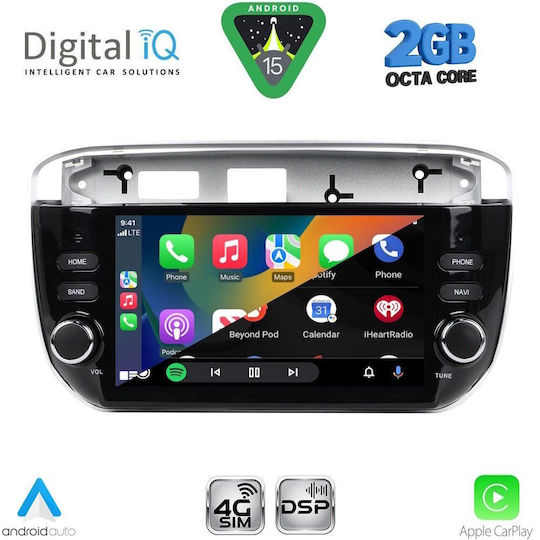 Digital IQ Car Audio System for Fiat Grande Punto Bluetooth USB WiFi GPS with 7" Touch Screen DIGITAL IQ BLF 364_CPA 7" Deck
