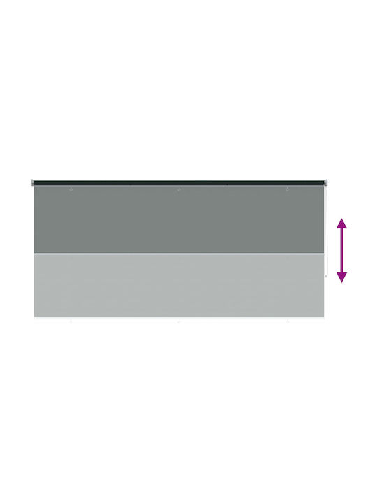 vidaXL Roller Blinds Partial Blackout Green W355xH230cm 42036036