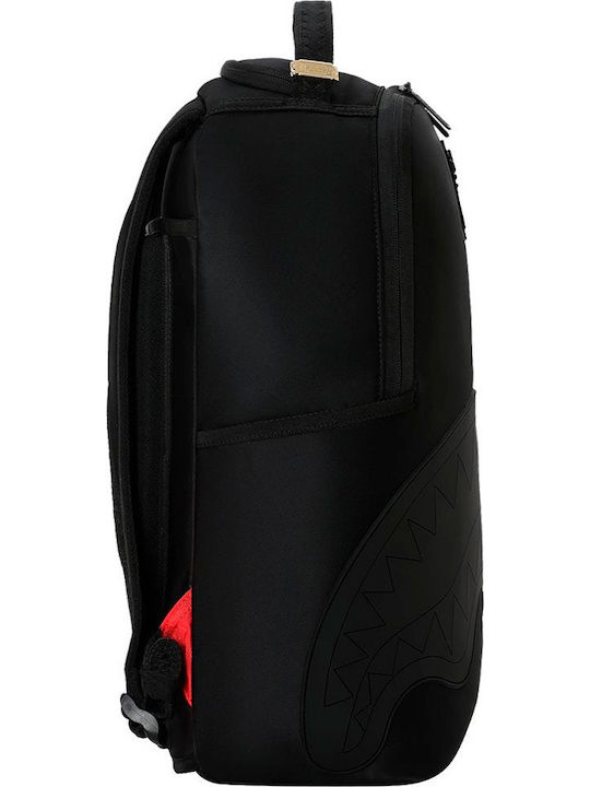 Sprayground Shark Central Ученическа Раница Основно Черна с Джоб за Бутилка
