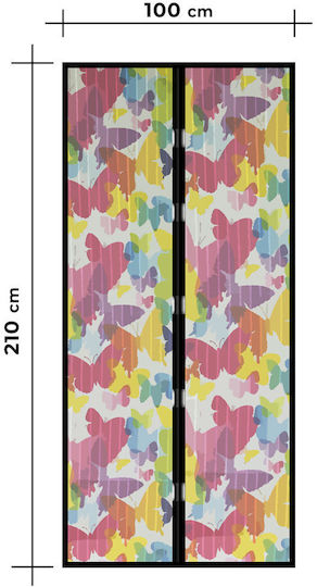 Alista Home Moskitonetz Tür aus Polyester 210x100cm