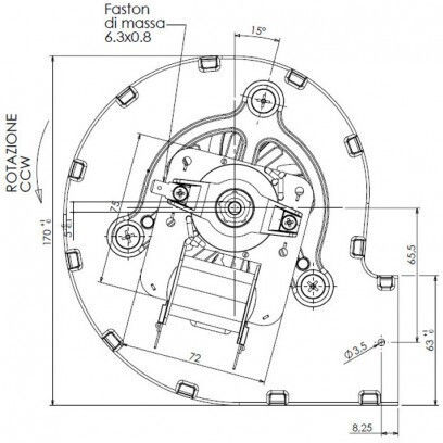Ventilator Centrifugal Trial pentru Sobă Pelet Piazzetta Alții