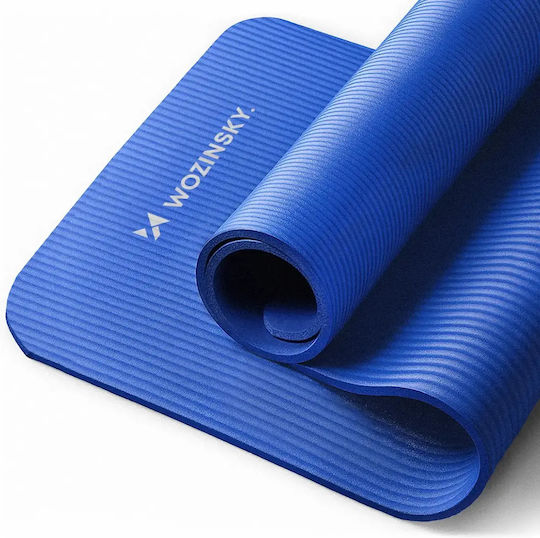 Wozinsky Fitnessmatte Pilates Blau (181x63x0.9cm)