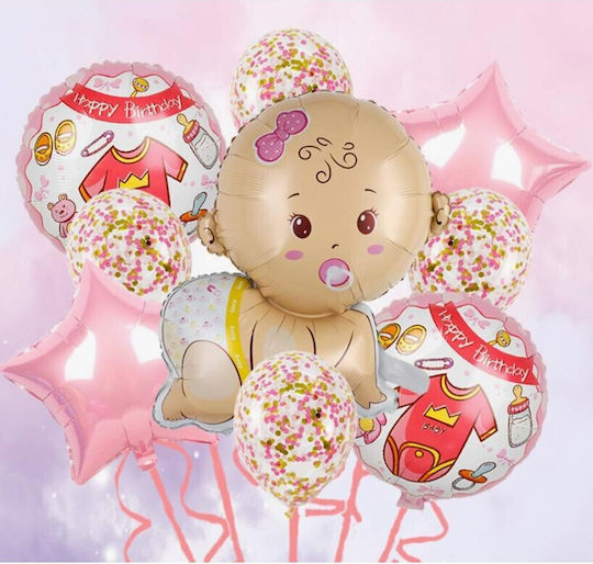 Balon Nașterea Unui Copil Folie Multicolor 45 cm