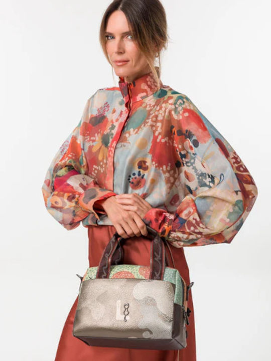 Damen Schultertasche Braun