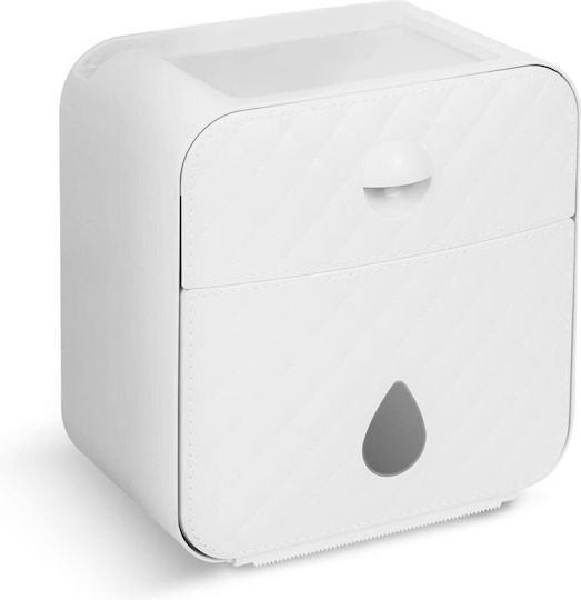 Alista Home Suport De Hârtie Din Plastic Alb