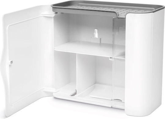 Alista Home Suport De Hârtie Din Plastic Alb