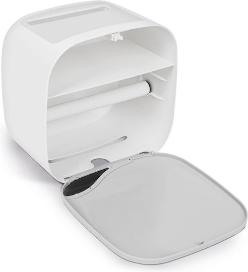 Alista Home Suport De Hârtie Din Plastic Alb