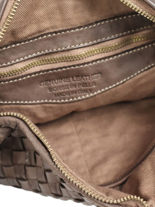 Leather Women's Brown Shoulder Bag