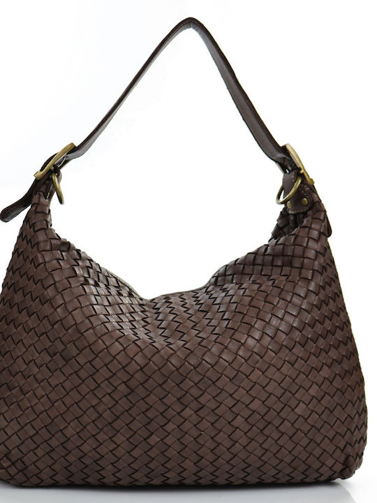Leather Women's Brown Shoulder Bag