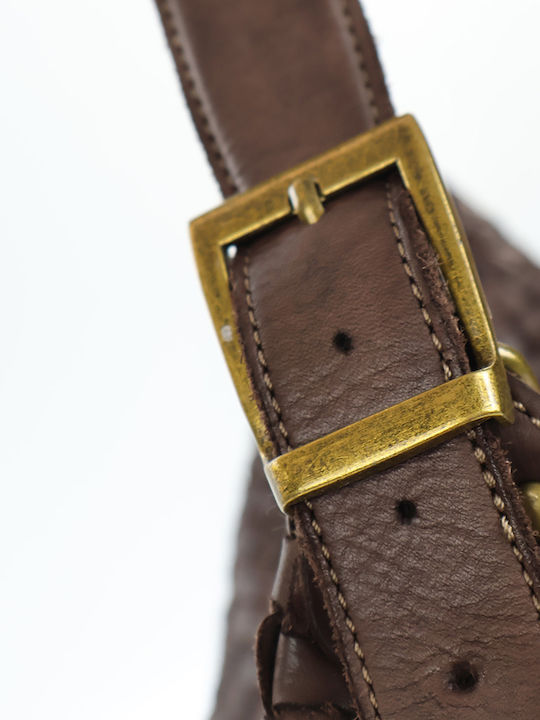 Leather Women's Brown Shoulder Bag