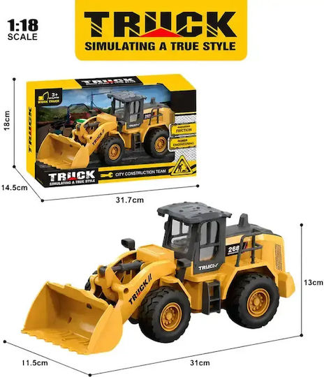 Gounaridis Toys Φορτωτής Pull Back για 3+ Ετών