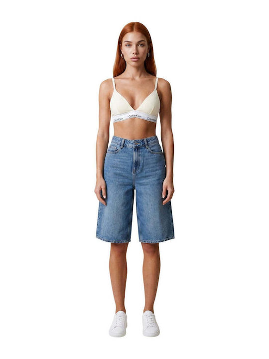 Calvin Klein Lightly Lined Triangle Women's Bralette Yellow