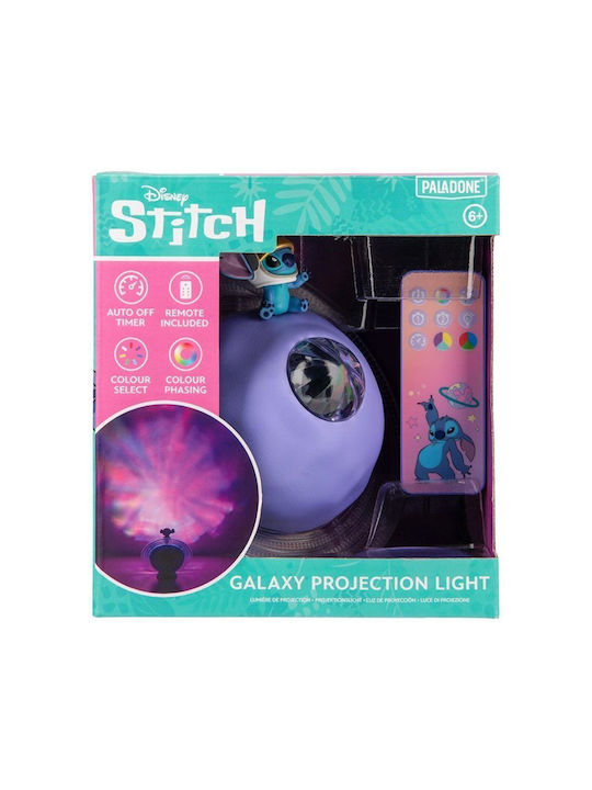 Paladone Kinder Tischlampe Projector Light mit Projektor Thema Entwürfe Bunt