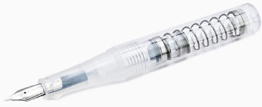 Twsbi Go Spring Load Mechanism Calligraphy Pen Extra Fine Transparent