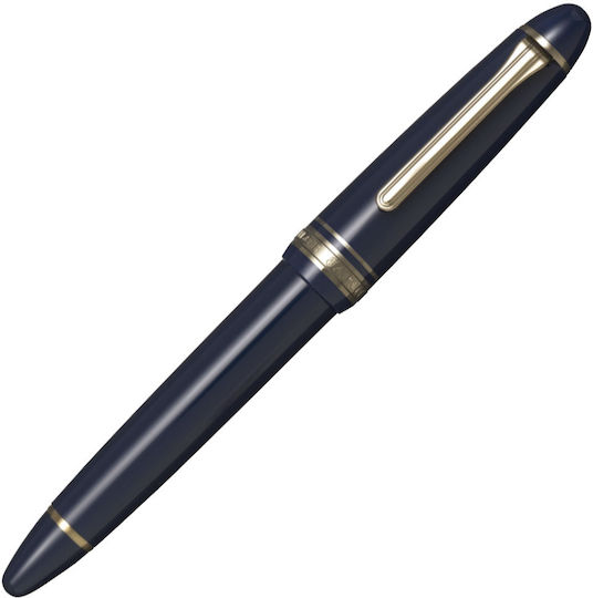 Sailor Fountain Pen Broad Blue Steel