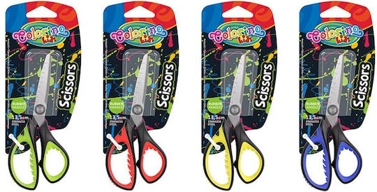 Colorino Kids Craft Scissors 13.8cm with Metallic Blade 1 Piece