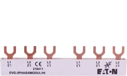 Bara de Autobuz 6P 63A 10mm2 Tip Furcă 6 Mod + Hi Evg-3 Faze 6 Modul Hi 216411