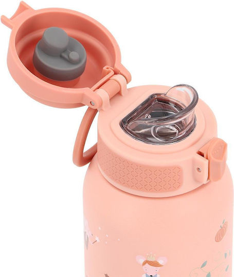 Tutete Kids Water Bottle Thermos Stainless Steel Non Spill 500ml