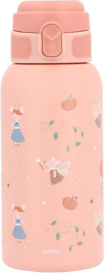 Tutete Kids Water Bottle Thermos Stainless Steel Non Spill 500ml