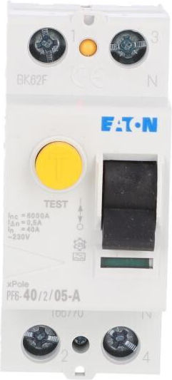 Eaton Double Pole Rail Switch 40A