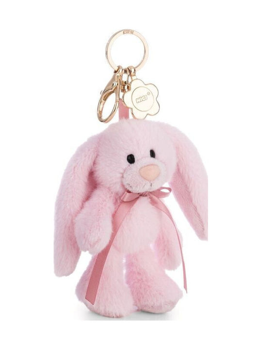 *λουτρινο Μπρελοκ Nici 13cm Bag Charm Ροζ Nic62945