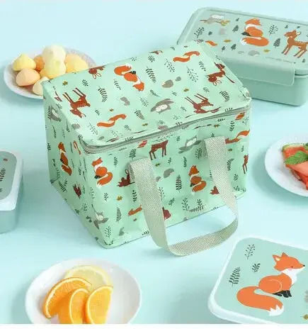 A Little Lovely Company School Insulated Snack Bag 5.5L 16x16x23cm