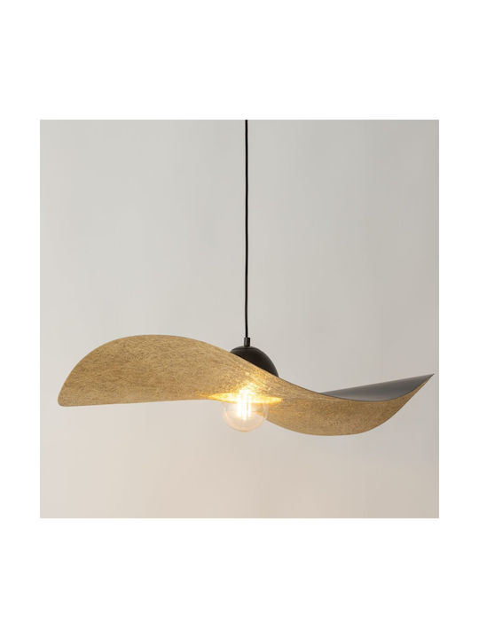 Sigma Kapello Hängelampe Gold mit Fassung E27 76cm.