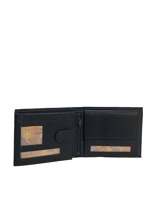 Cg-027 Δερμάτινο Ανδρικό Πορτοφόλι με RFID Μαύρο