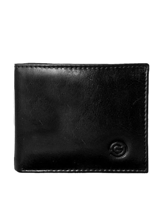Δερμάτινο Ανδρικό Πορτοφόλι με RFID Μαύρο
