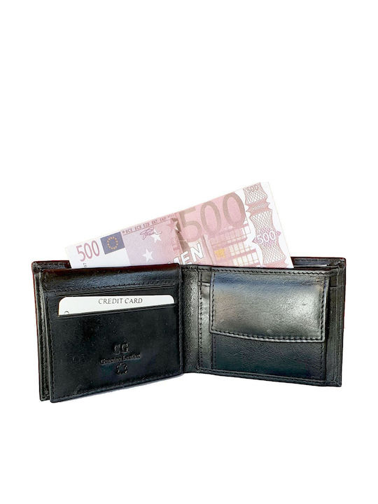 Δερμάτινο Ανδρικό Πορτοφόλι με RFID Μαύρο