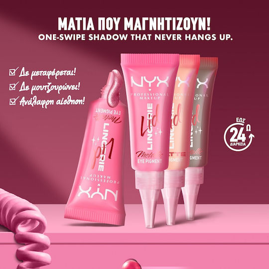 NYX Professional Makeup Σκιά Ματιών Matte σε Κρεμώδη Μορφή με Ροζ Χρώμα 6ml