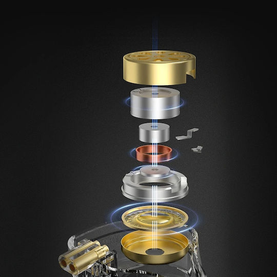 KZ Ακουστικά Ψείρες In Ear Zsn Pro 2 Μαύρα