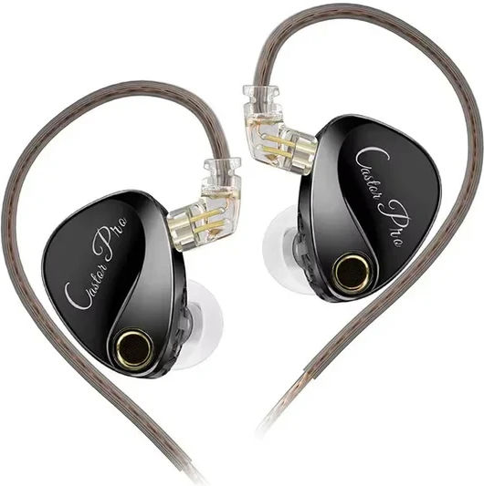 KZ Ακουστικά Ψείρες In Ear Castor Pro Gray No Mic Bass Up Edition Γκρι