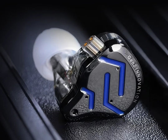 KZ Ακουστικά Ψείρες In Ear Zsn Pro 2 Μαύρα