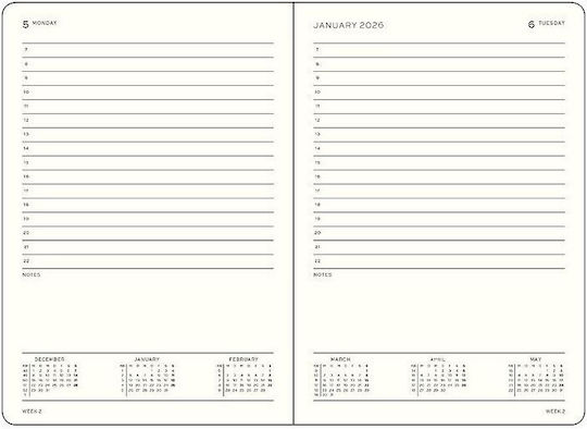Leuchtturm1917 Дневен Дневник A6 Бордо с Персонализация