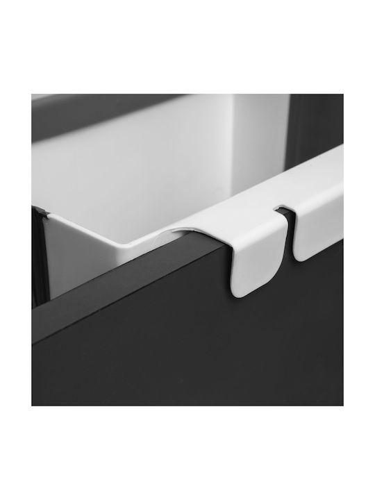 Alista Home Coș De Gunoi Pentru Dulap Din Plastic Alb 12lt