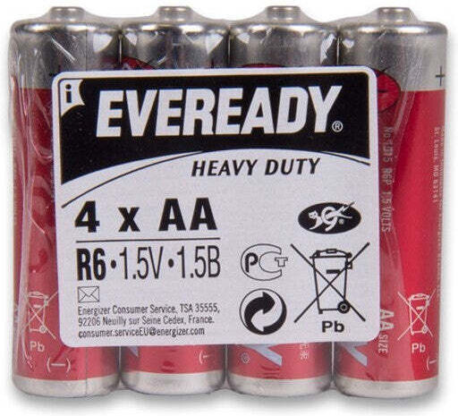 Energizer Цинкови батерии AA 1.5V 4бр