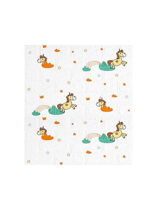 Alista Home Autocolant Decorativ 3D Pentru Perete Copii Spumă 1x77cm 10 Bucăți