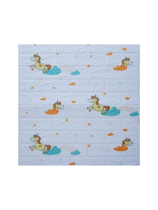 Alista Home Autocolant Decorativ 3D Pentru Perete Copii Spumă 1x77cm 10 Bucăți