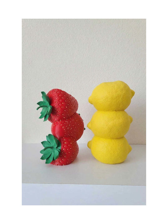 SteweHome Set of Plastic Multicolour Decorative Vases 2 Pieces