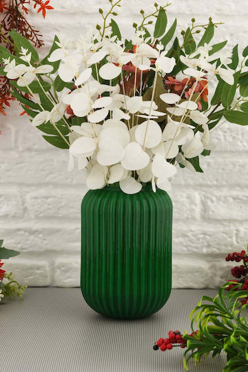 SteweHome Vază Decorativă Din Sticlă Verde Y20cm