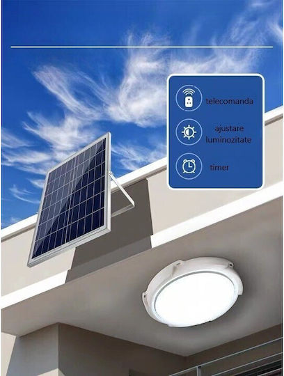 Alista Home Окачен Соларен Лампион 200W 18000lm Студено Бяло 6000K с Дистанционно 35x32см.