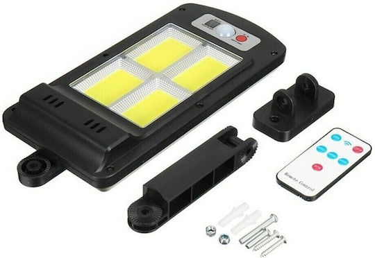 Alista Home Lampă Solară Montată Pe Perete 25.6W 3072lm Alb Rece Cu Senzor De Mișcare Și Telecomandă IP65 23x11.5cm