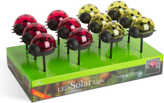 Alista Home Set 12 Lămpi Solare Roșii cu Fotocelul IP44 3cm