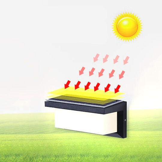 Alista Home Lumină Solară de Perete 18W 150lm Alb Rece cu Senzor de Mișcare IP65 13.5x8x7.5cm