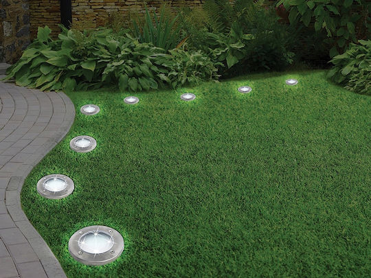 LED Set of 4 Spiked Solar Lights with Motion Sensor
