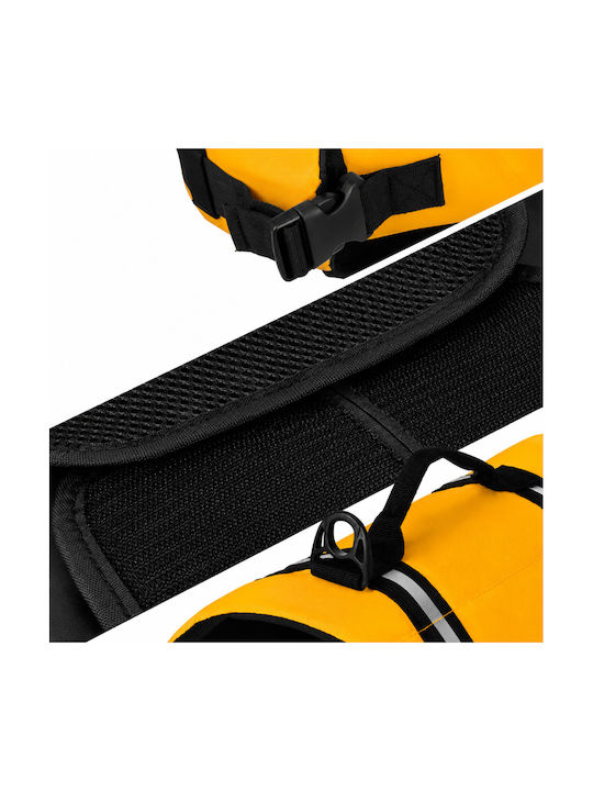 Zola Ham Pentru Câini Vestă Dimensiune Mare 10-20 Kg 50-75 Cm Piept Curele Reglabile Reflectorizante Mâner De Transport Atașament Lesă Galbenă