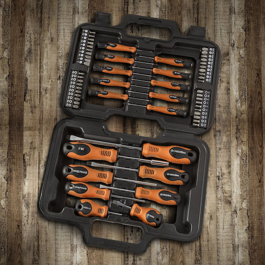 Schraubendreher-Set 58 Stück In Tasche – 1/4” Bits Standard Präzision Schraubendreher