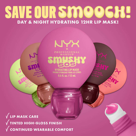 NYX Professional Makeup Smushy Lip Mask Coconut 12ml