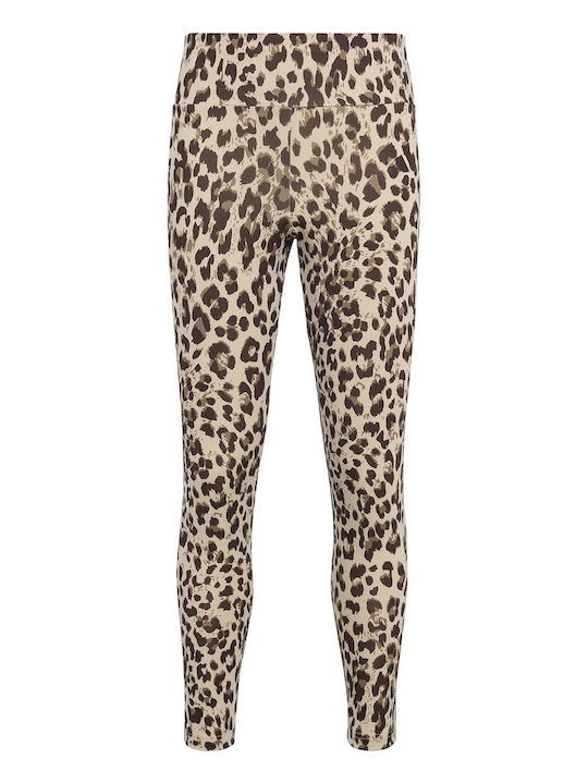 Kinderleggings Sport Lang Braune Animal